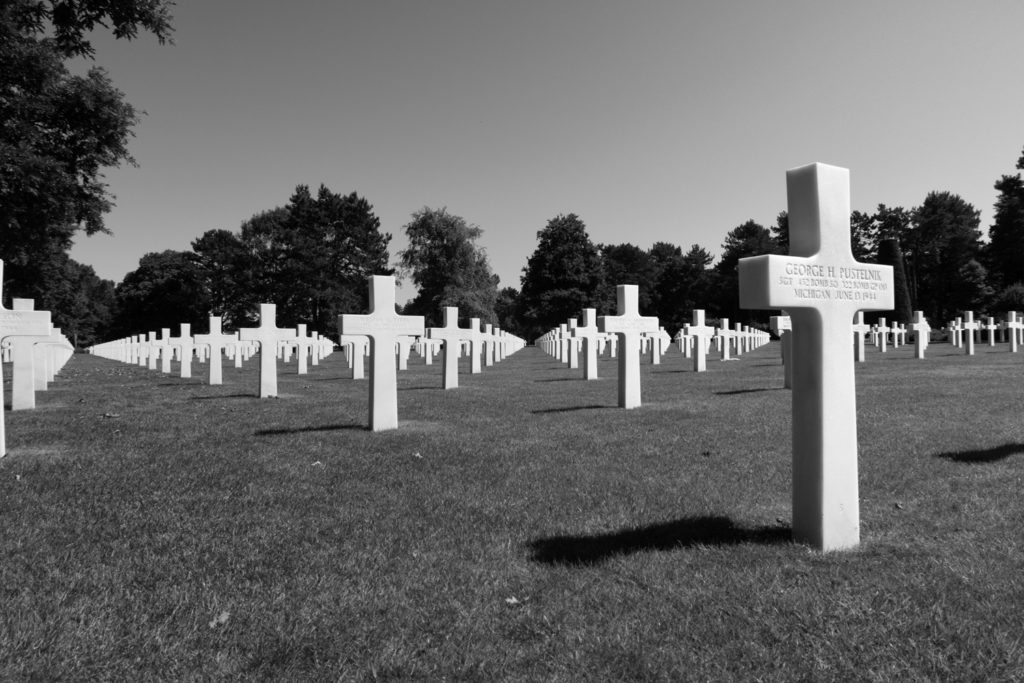 Graves, Normandy American Cemetery