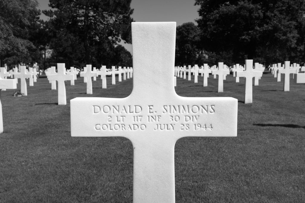 Headstone, Normandy American Cemetery