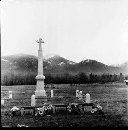 1948 Argoflex EL: Grave of Father Ravalli, Stevensville, MT