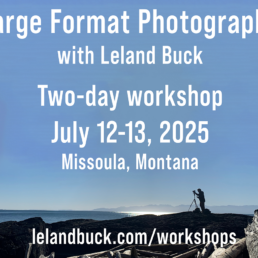 2025 Large Format Photography Workshop graphic