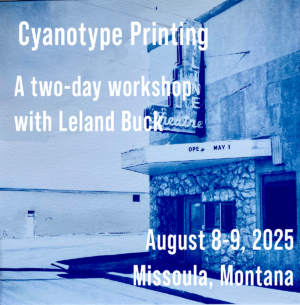 Cyanotype Printing Workshop August 8-9, 2025