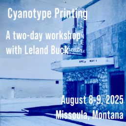 Cyanotype Printing Workshop August 8-9, 2025